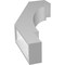 Ekena Millwork 3 1/2-in. W x 12-in. D x 24-in. H Merced Architectural Grade PVC Knee Brace BRCP035X12X24MRC - alternate 3